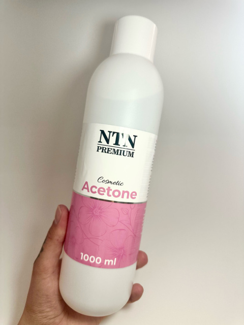 Aceton kosmetyczny NTN Premium płyn do usuwania lakieru hybrydowego 1000ml