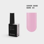 BIBLIOTEKA Cover Base Bare 3 – naturalna nude baza, 10 ml