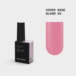 BIBLIOTEKA Cover Base Bloom 5 – różowa nude baza kamuflująca, 10 ml