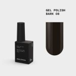 BIBLIOTEKA Gel Polish Bark 08 – brązowy lakier hybrydowy, 10 ml