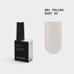 BIBLIOTEKA Gel Polish Dust 03 – lakier hybrydowy ivory, 10 ml