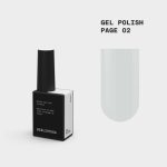 BIBLIOTEKA Gel Polish Page 02 – biały lakier hybrydowy, 10 ml