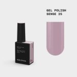 BIBLIOTEKA Gel Polish Sense 25 – nude różowy lakier hybrydowy, 10 m