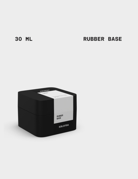 BIBLIOTEKA Rubber Base – elastyczna baza hybrydowa TPO free, 30 ml