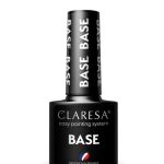 Claresa Baza Hybrydowa UV/LED – Transparentna baza do paznokci, średnio gęsta 5 ml