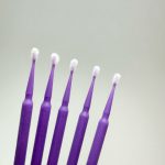 CLAVIER Aplikatory Bezwłókienkowe - 100 szt. - 1mm | Mikroszczoteczki