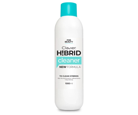 CLAVIER Cleaner, Odtłuszczacz do Paznokci H!brid 1000ml – Skuteczny Preparat do Odtłuszczania
