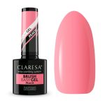 Claresa Brush Easy Gel PEACH 5g – Elastyczny Żel do Paznokci , Idealny do Przedłużania