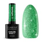 Claresa Starlight 20 – lakier hybrydowy zielony z efektem flash 5g