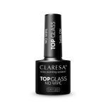 Claresa Top Glass No Wipe 5g – elastyczny top z efektem mokrych paznokci