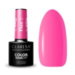Claresa lakier hybrydowy do paznokci Fluo 5 – intensywny róż 5 g
