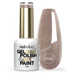 Clavier Lakier Hybrydowy 2w1 Nailsology Rose Glamour 8ml – Manicure & Zdobienia