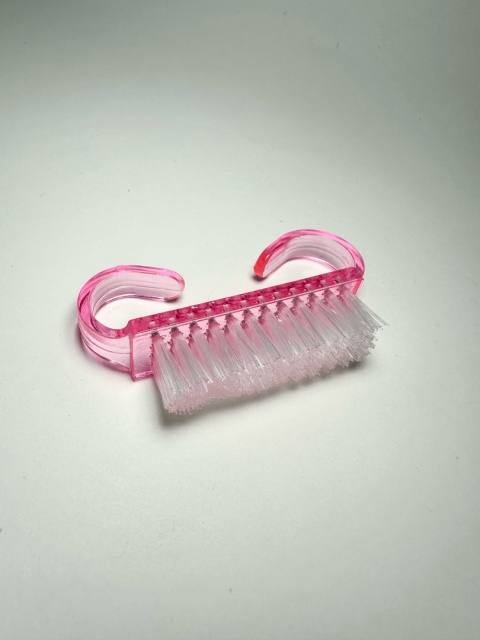 Clavier Szczoteczka Do Paznokci Manicure Pedicure 1szt Różowa