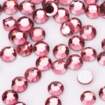 Cyrkonie do paznokci szklane SS3 Rose ok.50 szt