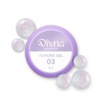 DIVNA Aurora Gel 03 – Żel shimmer do zdobień z efektem blasku 5 ml