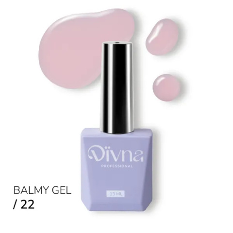 DIVNA Balmy Gel 22 13 ml – Żel o Konsystencji Bazy do Wzmocnienia Paznokci