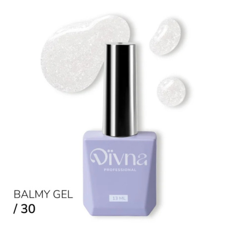 DIVNA Balmy Gel 30 żel w butelce/słoiczku z drobinkami 13 ml do paznokci