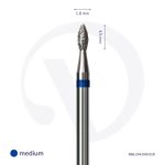 DIVNA Frez Diamentowy 866.244.045.018 (125) – Frez Płomień – 1,8 mm