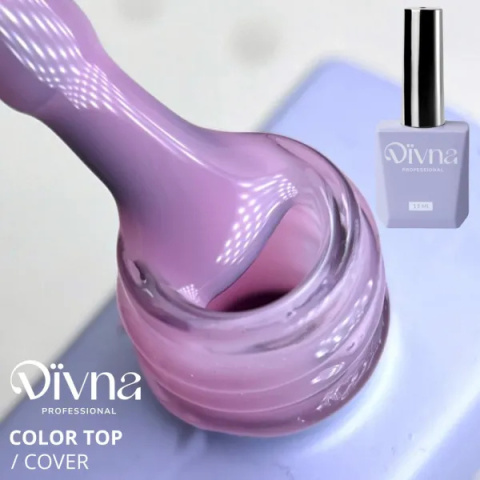 DIVNA Top Cover 13 ml – Top Hybrydowy z Błyszczącym Wykończeniem
