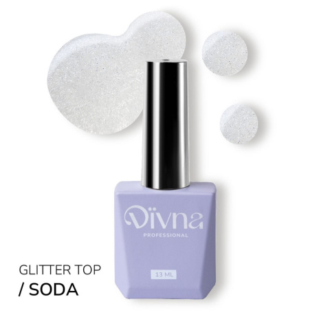 DIVNA Top Soda 13 ml – Bez Dyspersji z Holograficznym Blaskiem
