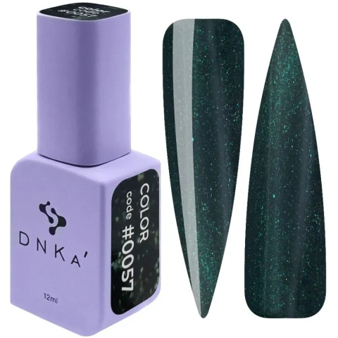 DNKa Lakier Hybrydowy Color #0057 kobaltowy niebieski 12 ml – intensywny kolor