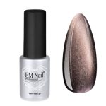 EM Nail Lakier hybrydowy Cat Eye 7D Feline Aura 11 – beżowy silk cat eye