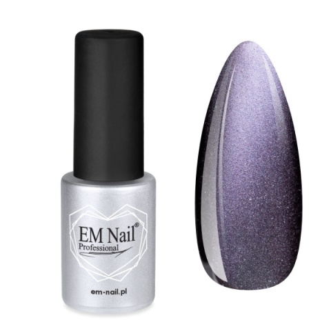 EM Nail Lakier hybrydowy Cat Eye 7D Lunar Gaze 15 – perłowy efekt kociego oka