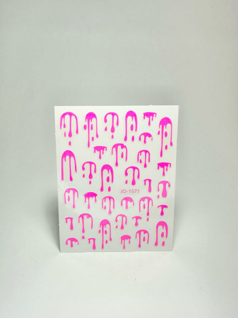 EM Nail Naklejki na paznokcie JO-1571-PINK