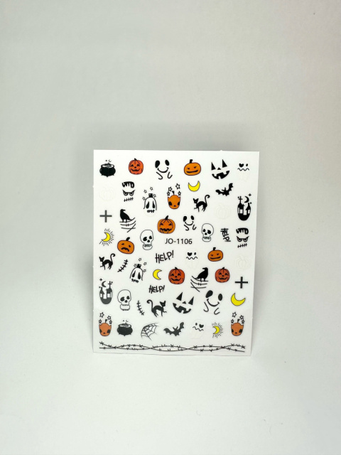EM Nail Naklejki na paznokcie samoprzylepne Halloweenowe JO-1106