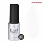 EM Nail Top No Wipe Super Glow 6ml – top hybrydowy, wysoki połysk, no wipe