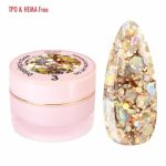 EM Nail Żel do zdobień paznokci Premium Glitter Art Dripping in Gold 3 –5g TPO-Free