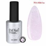 EM Nail Żel w butelce Pink Confetti 15ml – TPO & HEMA Free, róż z drobinami