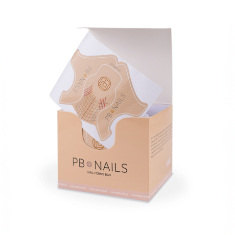 PB Formy do przedłużania paznokci NAIL FORMS BOX 2.0 300 szt.