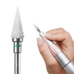 Clavier Frez Ceramiczny CONE C – Mocny (Zielony), Szpic Ostry | Precyzyjne Usuwanie Hybrydy i Akrylu