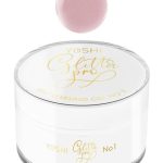YOSHI Żel Budujący Glitter PRO No1 50 ml – Mleczno-Różowy z Brokatem TPO-FREE