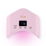 HESSI lampa UV LED 48W Pink różowa bezprzewodowa LCD sensor do paznokci