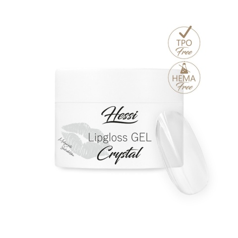 HESSI Lipgloss Gel CRYSTAL 30ml – Samopoziomujący Żel 2w1 do Budowy i Ozdób