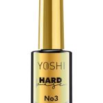 YOSHI Hard Base No3 – Twarda Baza Hybrydowa z Efektem Srebrnego Pyłu, Samopoziomująca 10ML TPO-FREE