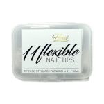 Hessi FLEXI TIPS 11 przezroczyste tipsy tunelowe 50 szt. rozmiar 11