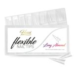 Hessi Tipsy tunelowe Long Almond (migdał) - elastyczne, 320 szt.