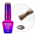 Kolorowy top no wipe Crystal Glass Light Brown HEMA Free 10g