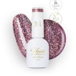 Hessi Lakier Hybrydowy 34 Glitter – różowo-fioletowy z brokatem