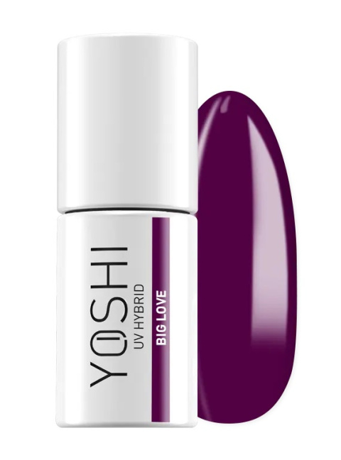 YOSHI Big Love 618 – Lakier Hybrydowy Róż z Fioletem 6 ml TPO-FREE