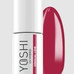 YOSHI Sensual Love 614 – lakier hybrydowy 6 ml, zmysłowy róż z drobinkami TPO-FREE