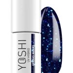 YOSHI Sparks Marks 309 – lakier hybrydowy 6 ml, niebieski glitter TPO-FREE