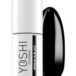 YOSHI Woman In Black 605 – lakier hybrydowy 6 ml, głęboka czerń UV/LED TPO-FREE
