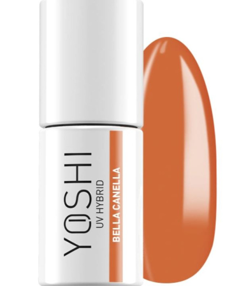 YOSHI Bella Canella 324 – lakier hybrydowy 6 ml, cynamonowy brąz TPO-FREE