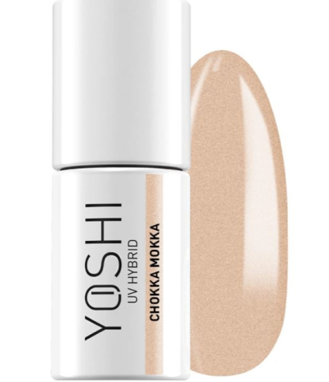 YOSHI Chokka Mokka 322 – lakier hybrydowy 6 ml, czekoladowy brąz TPO-FREE