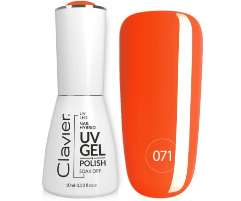 Lakier Hybrydowy do Paznokci Clavier – Luxury Orange Soda 071