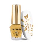 Lakier do stempli i stampingu Molly Nails PRO Stamping złoty Gold 10ml